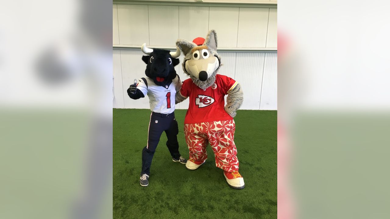 The Chiefs mascot rode an emotional roller coaster vs. the Texans