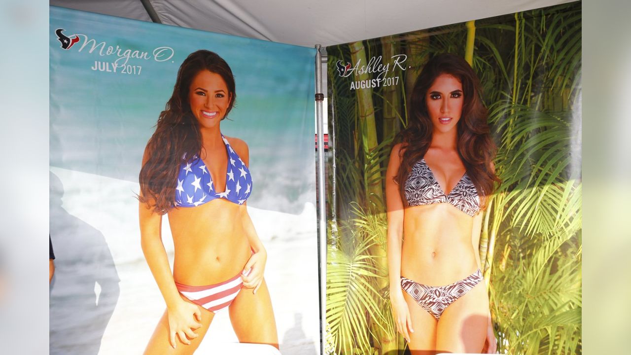 Houston Texans Cheerleaders 2016-17 Swimsuit Calendar Reveal Party