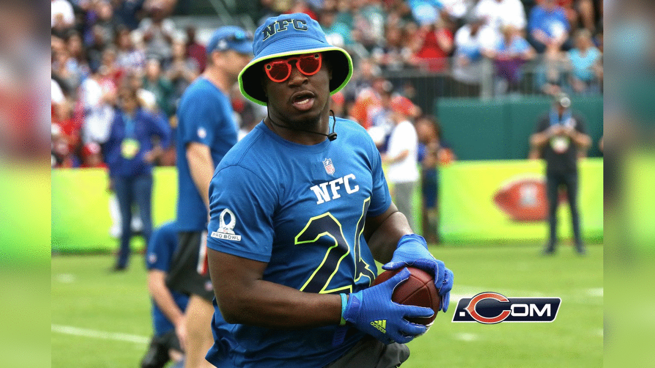 RB Jordan Howard
(Photo from 2017 Pro Bowl practice)