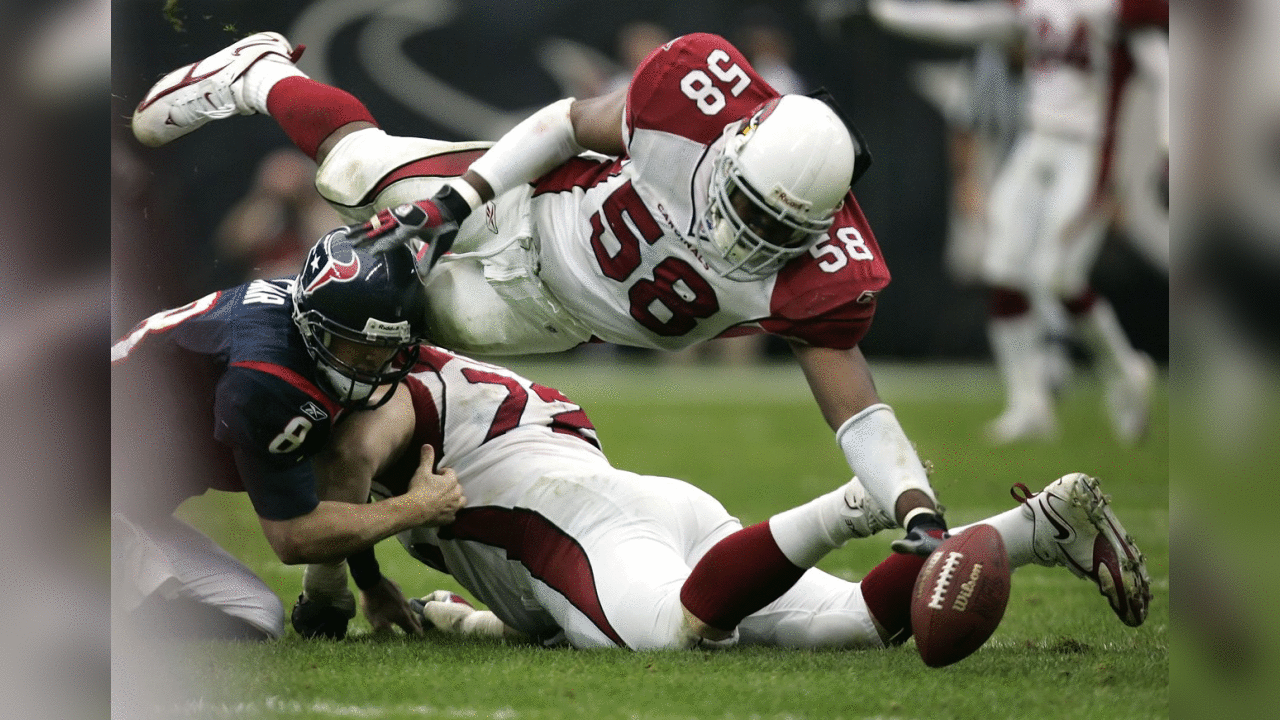 2005: LB Karlos Dansby dives on a fumble