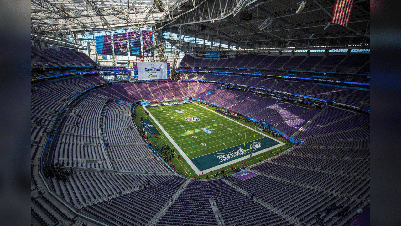 U.S. Bank Stadium prior to Super Bowl LII