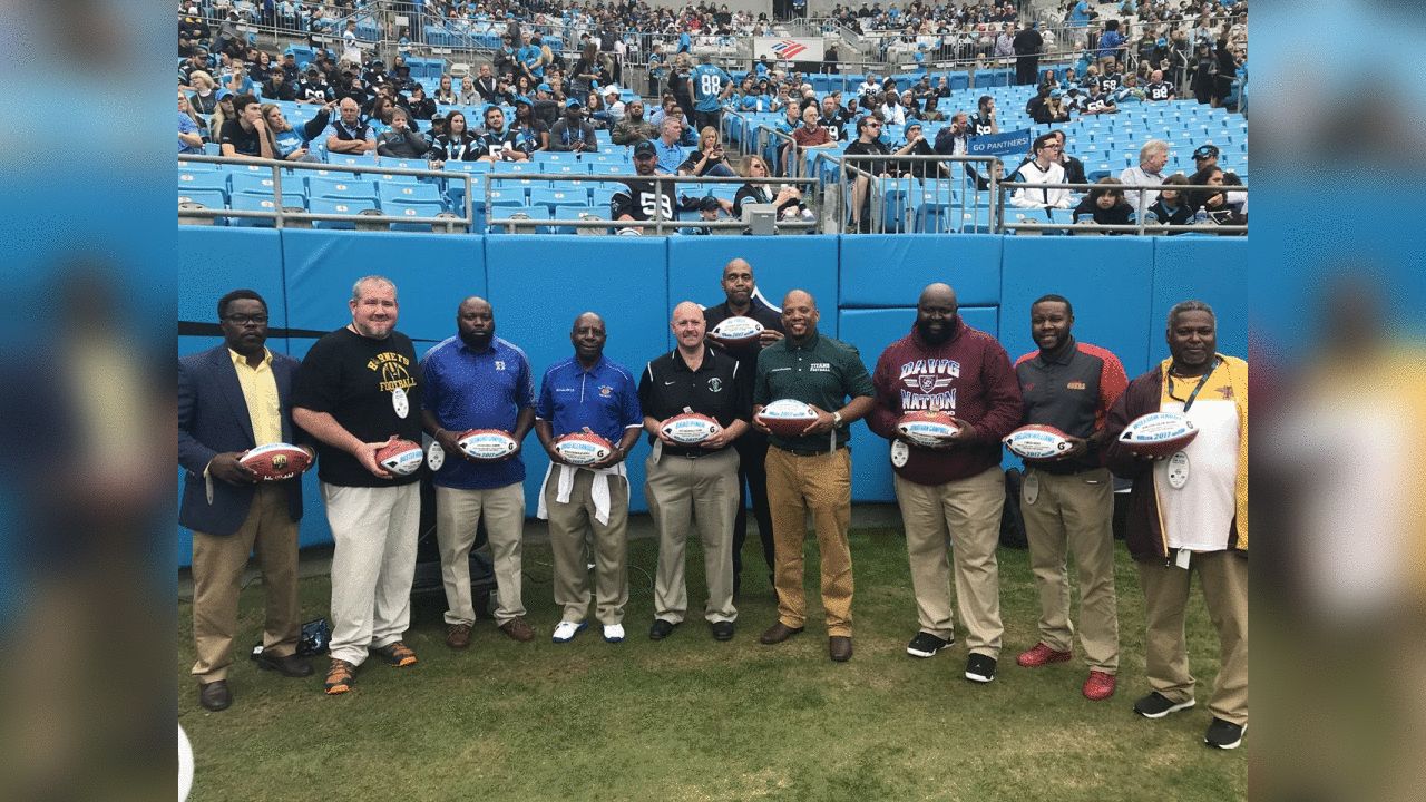 Carolina Panthers Gatorade Youth Football Coach of the Week.