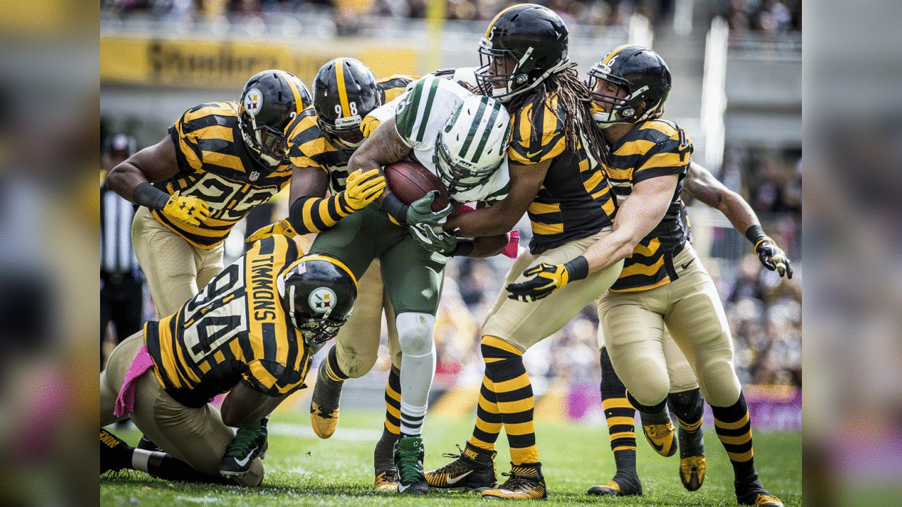 Lawrence Timmons, Mike Mitchell, Vince Williams, Jarvis Jones and Anthony Chickillo