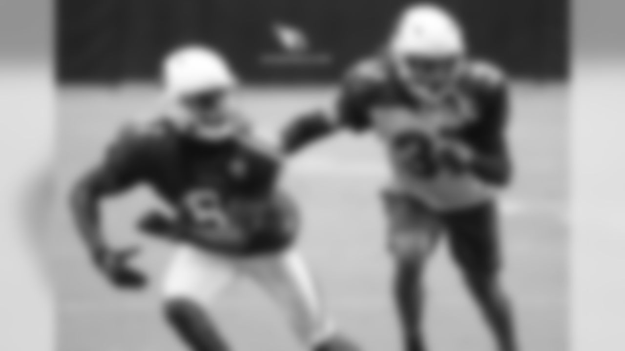 Day 14: CB Tramon Williams (right) covers WR Chris Hubert