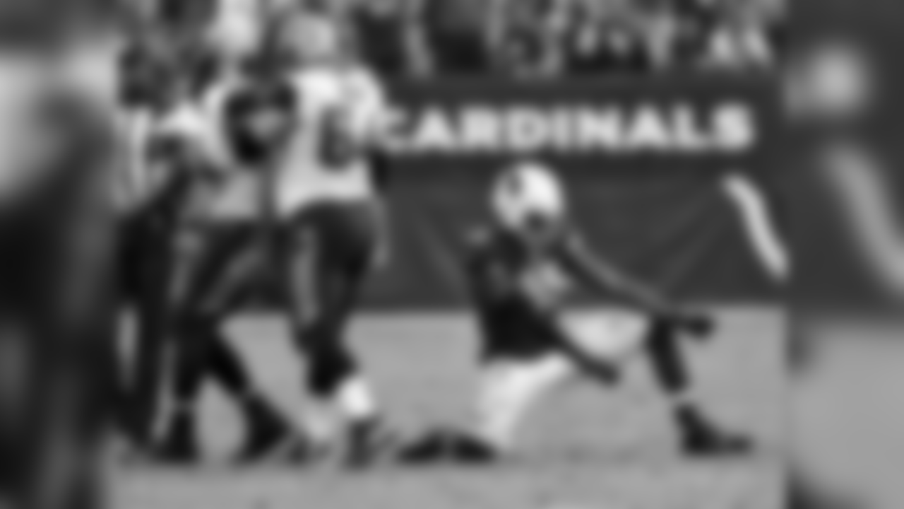 LB Chandler Jones celebrates a tackle for loss