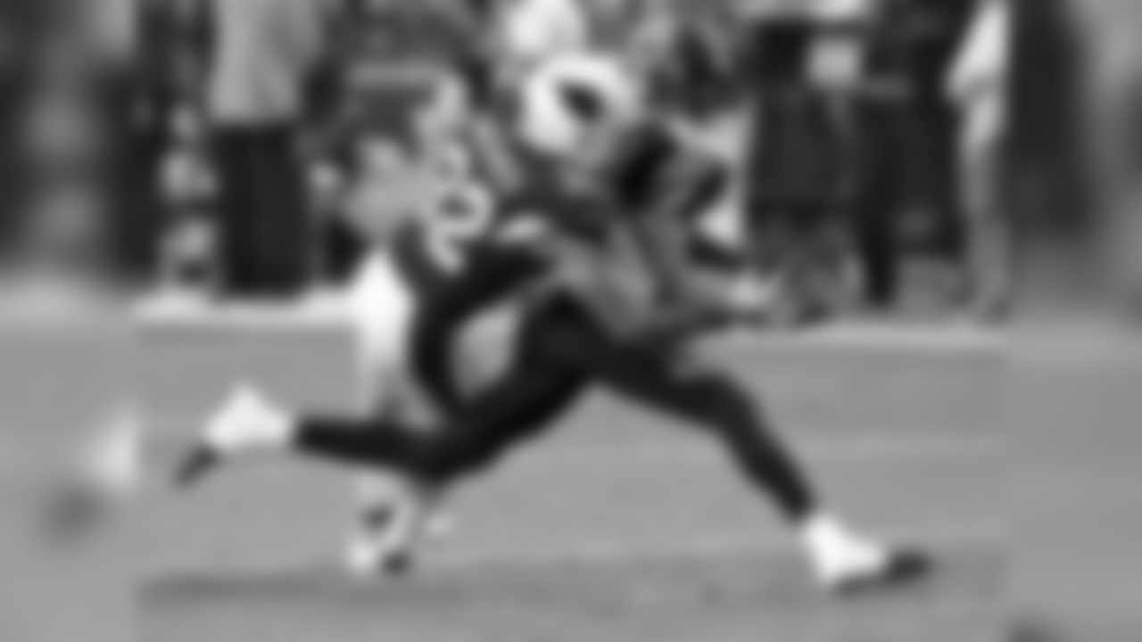 Cardinals S Tyrann Mathieu breaks up a pass