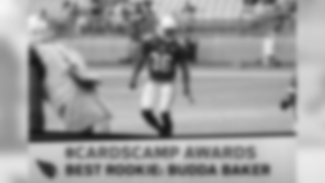 S Budda Baker missed almost all of the offseason work, but proved to be a quick learner in camp, ascending quickly to the second team. While Baker isn't expected to start on defense when the season kicks off, his natural talent and play-making ability will be another option in DC James Bettcher's arsenal.
