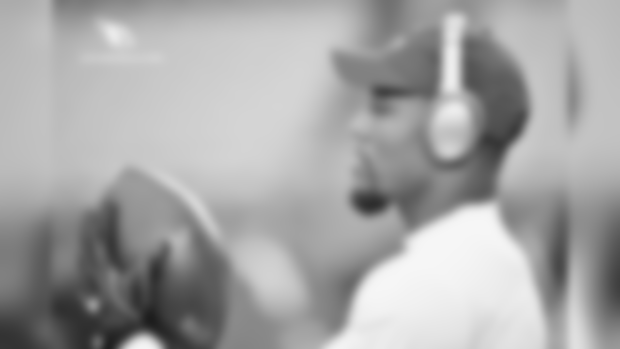 RB David Johnson before the game
