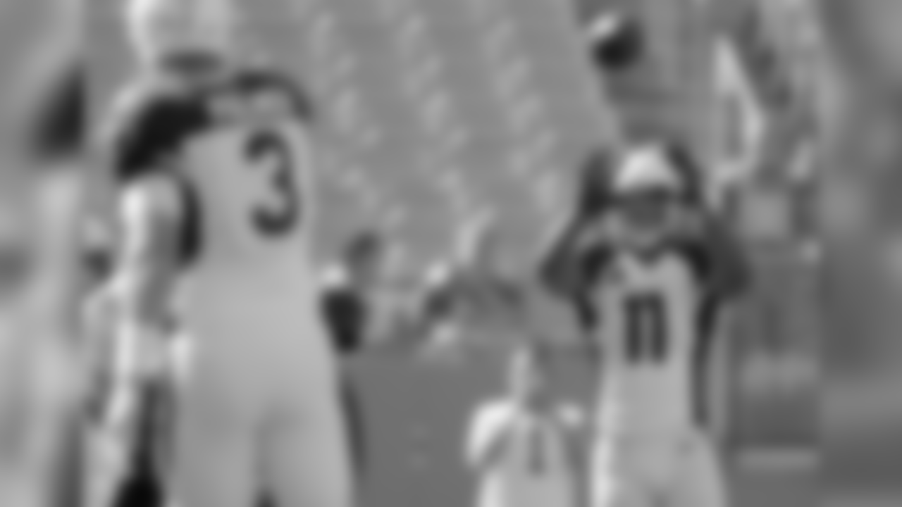 Palmer and Fitz warming up in Carolina