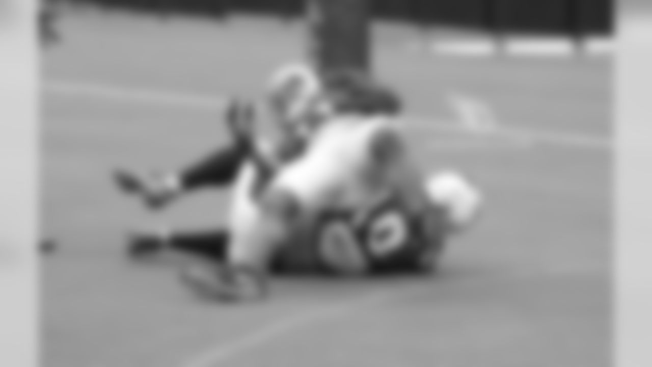Day 13: WR Larry Fitzgerald gets tackled
