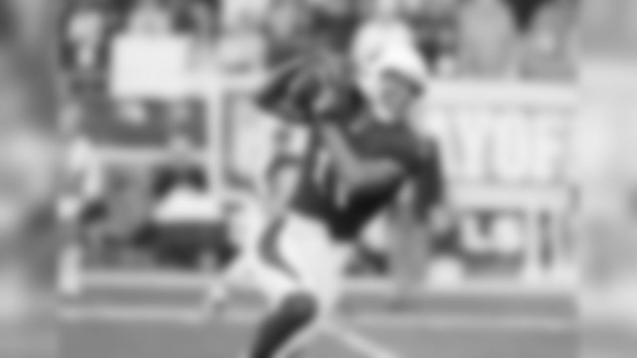 Hauling in the throw-back-pass bomb for a touchdown in the NFC Championship