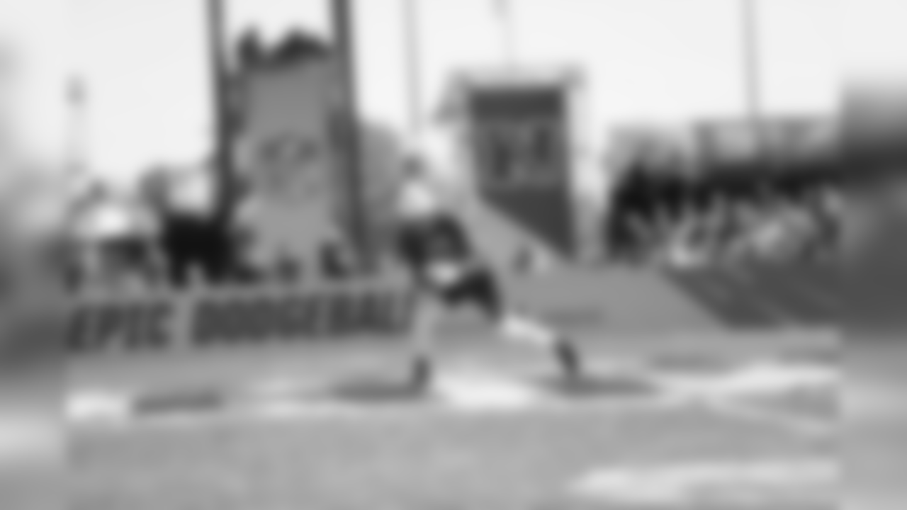 CB Patrick Peterson competing in the Skills Challenge
