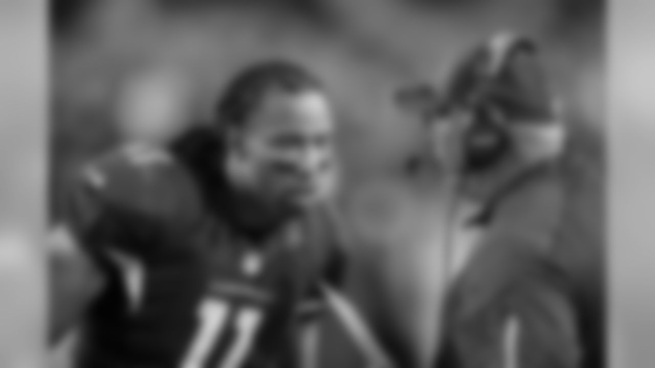 With Larry Fitzgerald