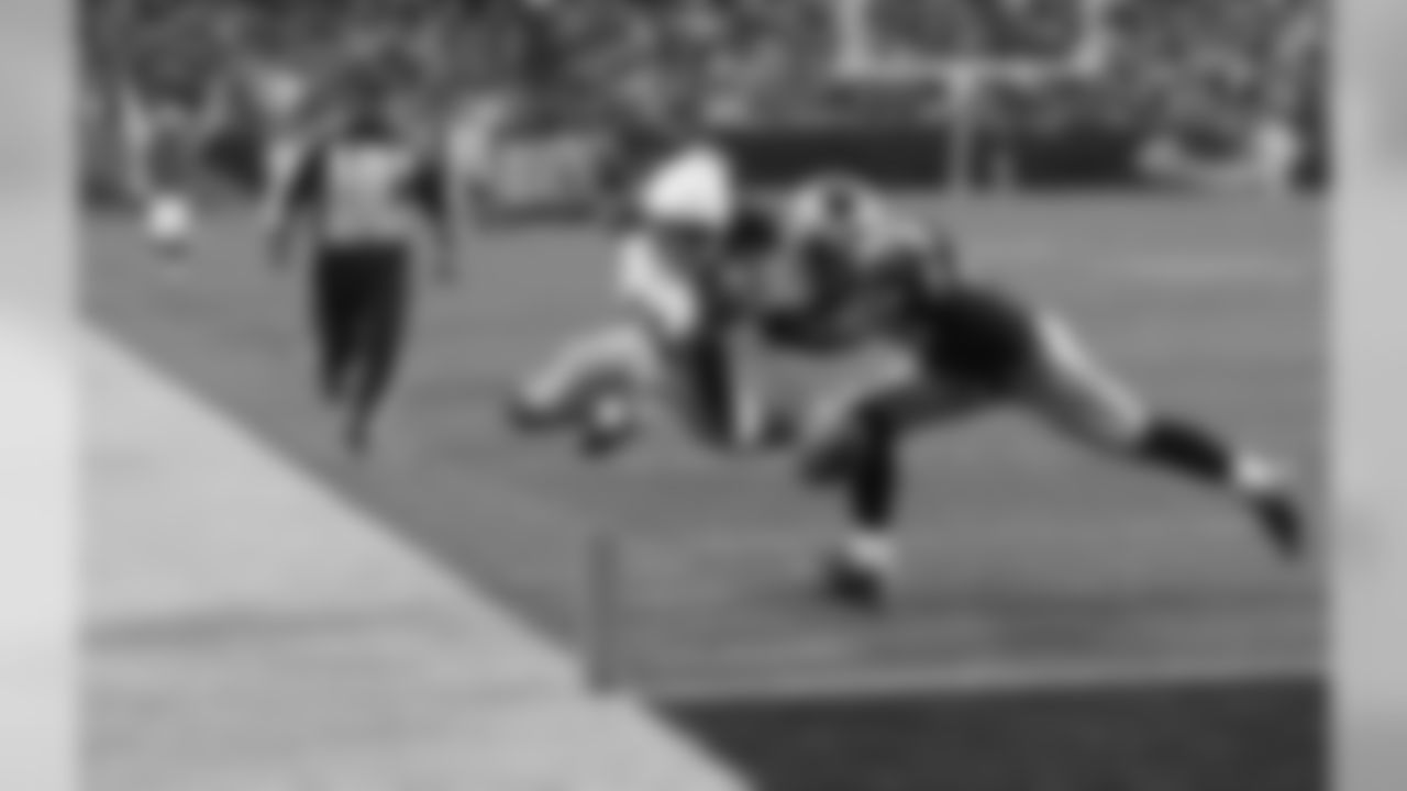 Fitz dives for the pylon for his iconic TD in Carolina