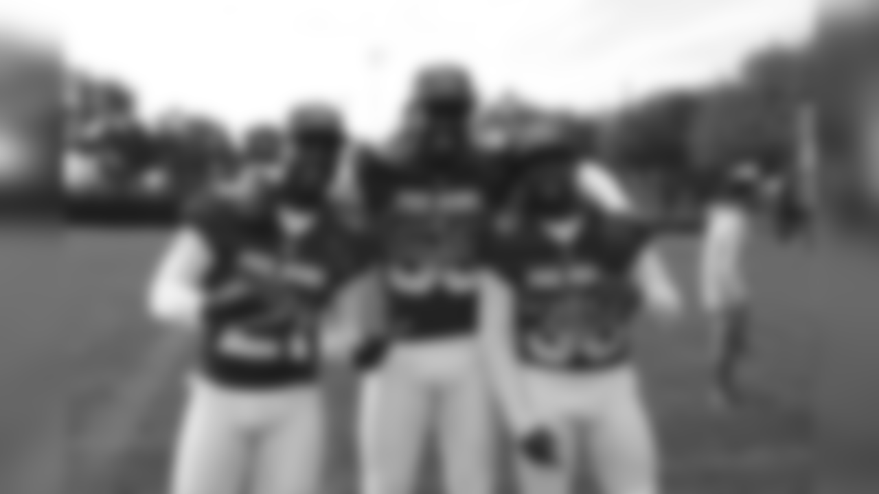 From left: CB Patrick Peterson, OLB Chandler Jones and S Budda Baker