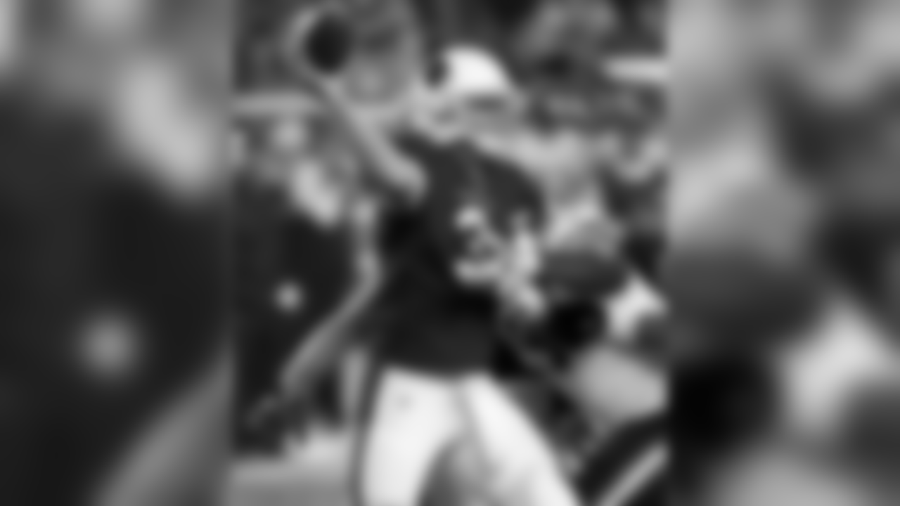 QB Carson Palmer throws the ball