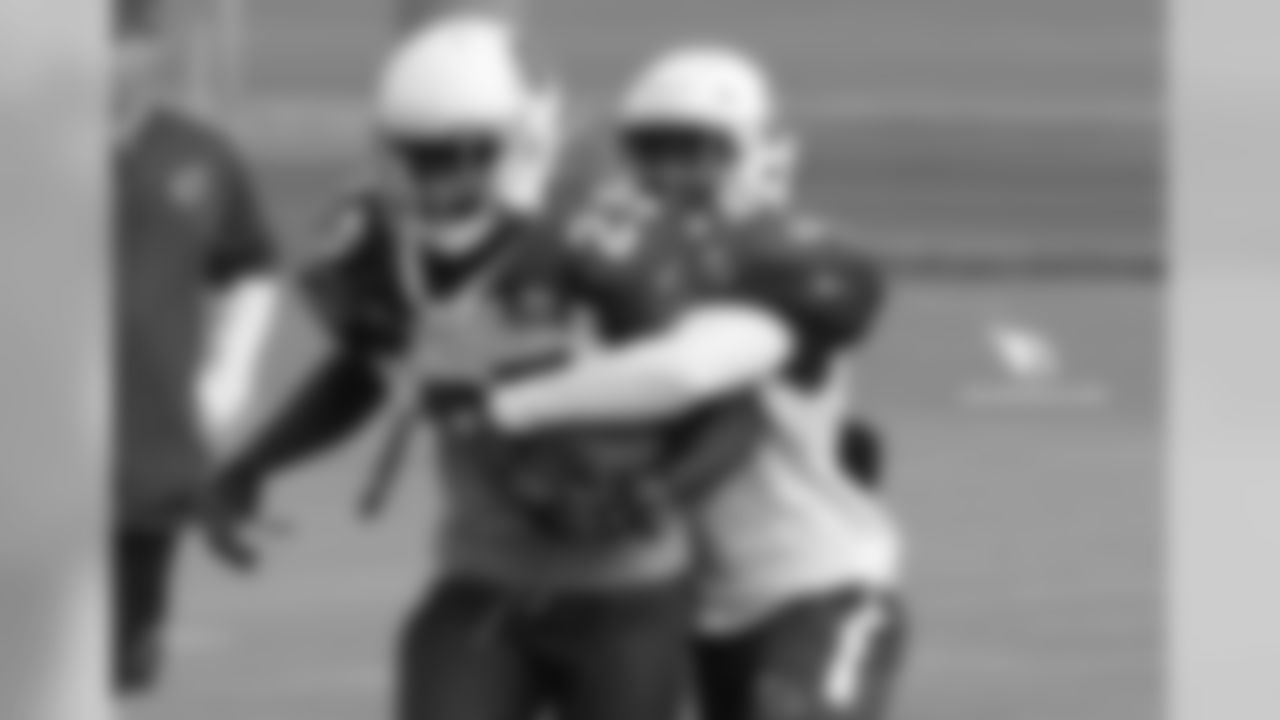 Day 9: S Budda Baker forces a a fumble during a drill