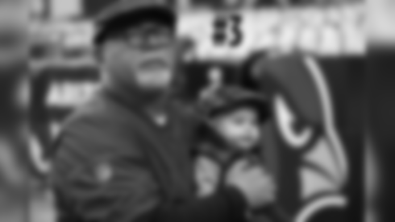 Bruce Arians with his grandson
