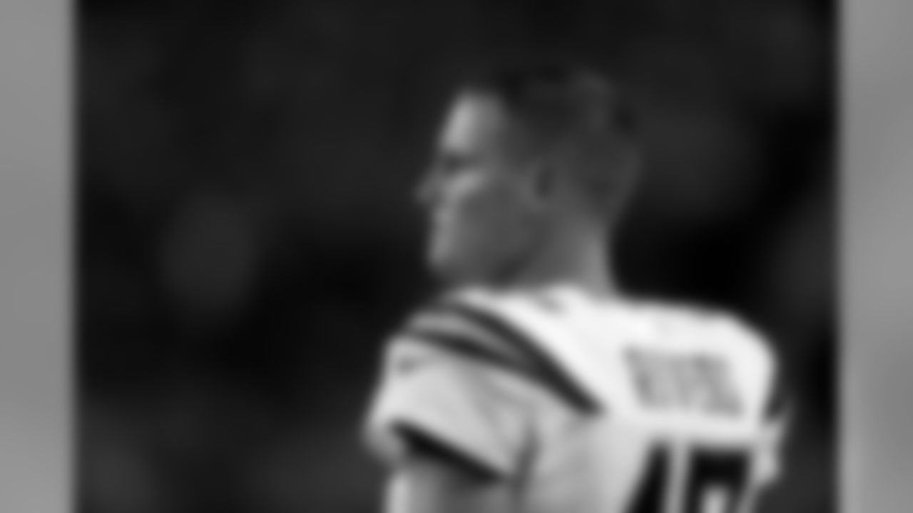 Los Angeles Chargers quarterback Philip Rivers (17) watches during the first half of an NFL football game agasint the Denver Broncos, Monday, Sept. 11, 2017, in Denver. (AP Photo/David Zalubowski)