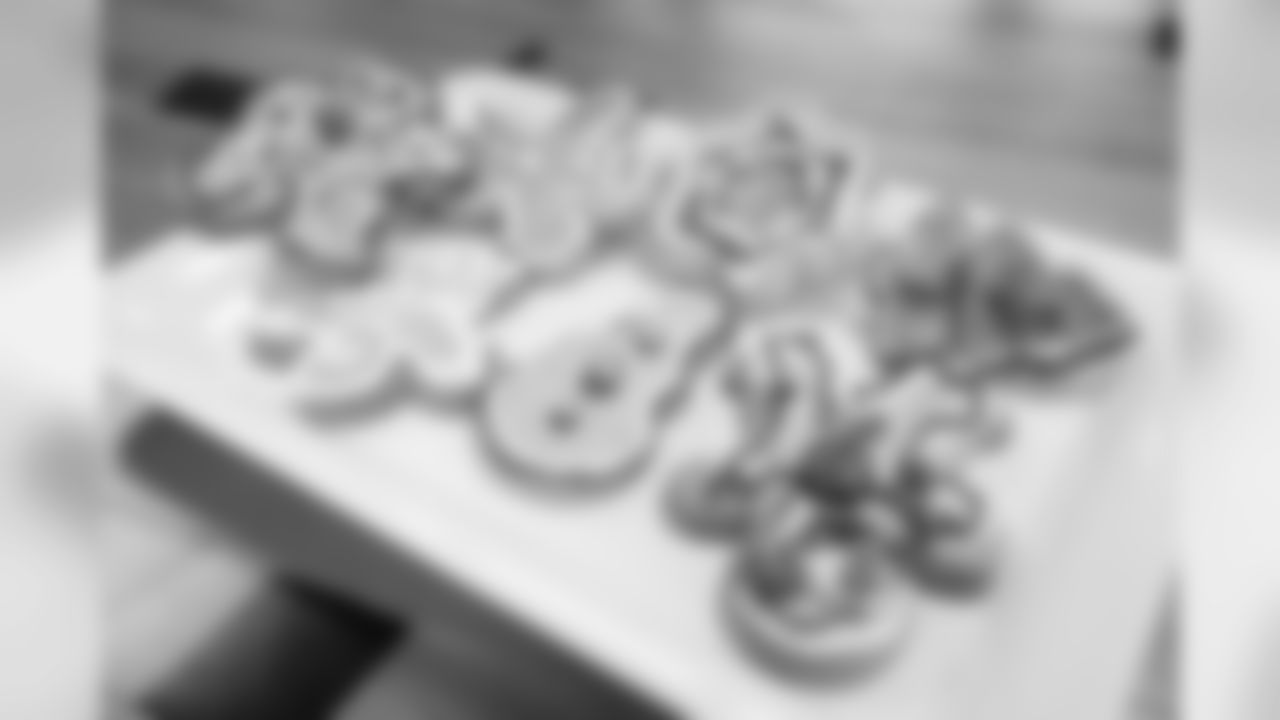 The decorated cookies looked great!