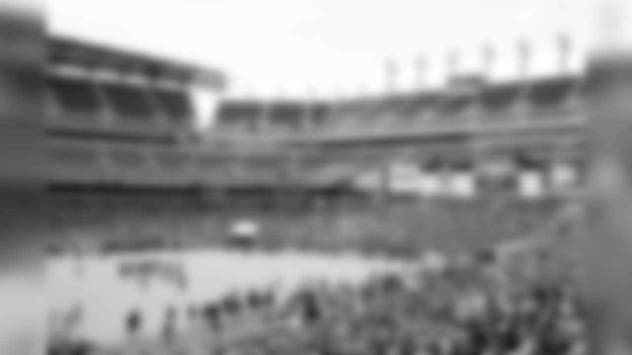 A scenic view of Eagles Open Practice.