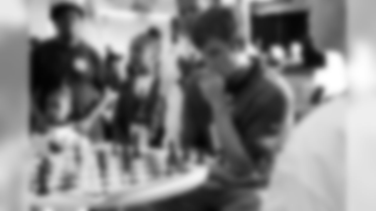 Sturgis played a few hard-fought games of chess.