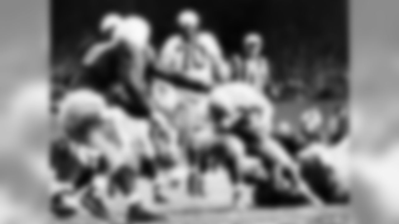 Al Wistert (No. 70) was an All-Pro in eight of his nine NFL seasons, all with the Eagles