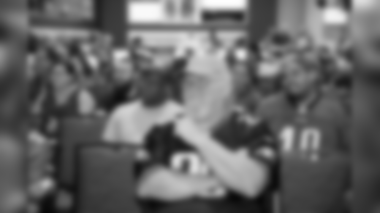 A fan watching on at the Spotlight Forum.