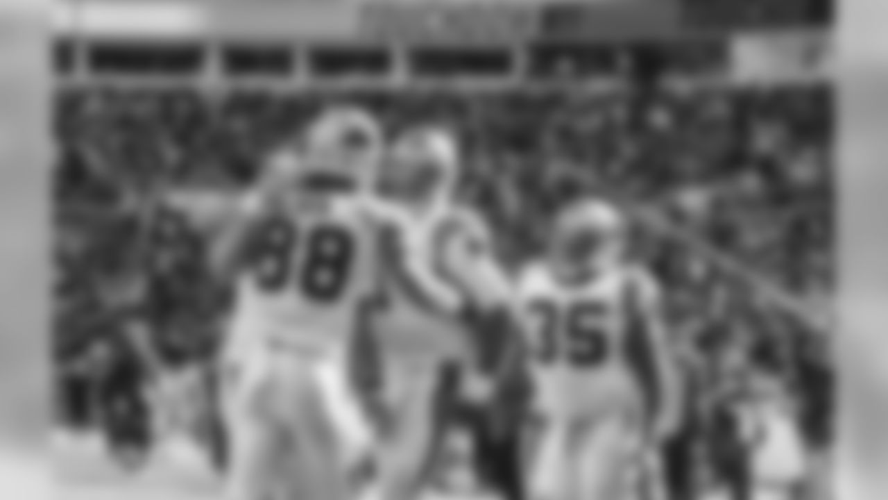TE Greg Olsen, QB Cam Newton and FB Mike Tolbert