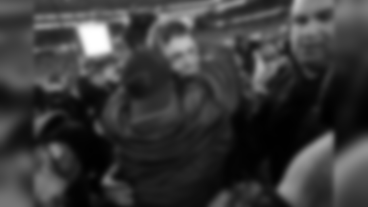 New England Patriots defensive coordinator Matt Patricia, front, embraces New England Patriots quarterback Tom Brady after the AFC championship NFL football game against the Jacksonville Jaguars, Sunday, Jan. 21, 2018, in Foxborough, Mass. (AP Photo/David J. Phillip)
