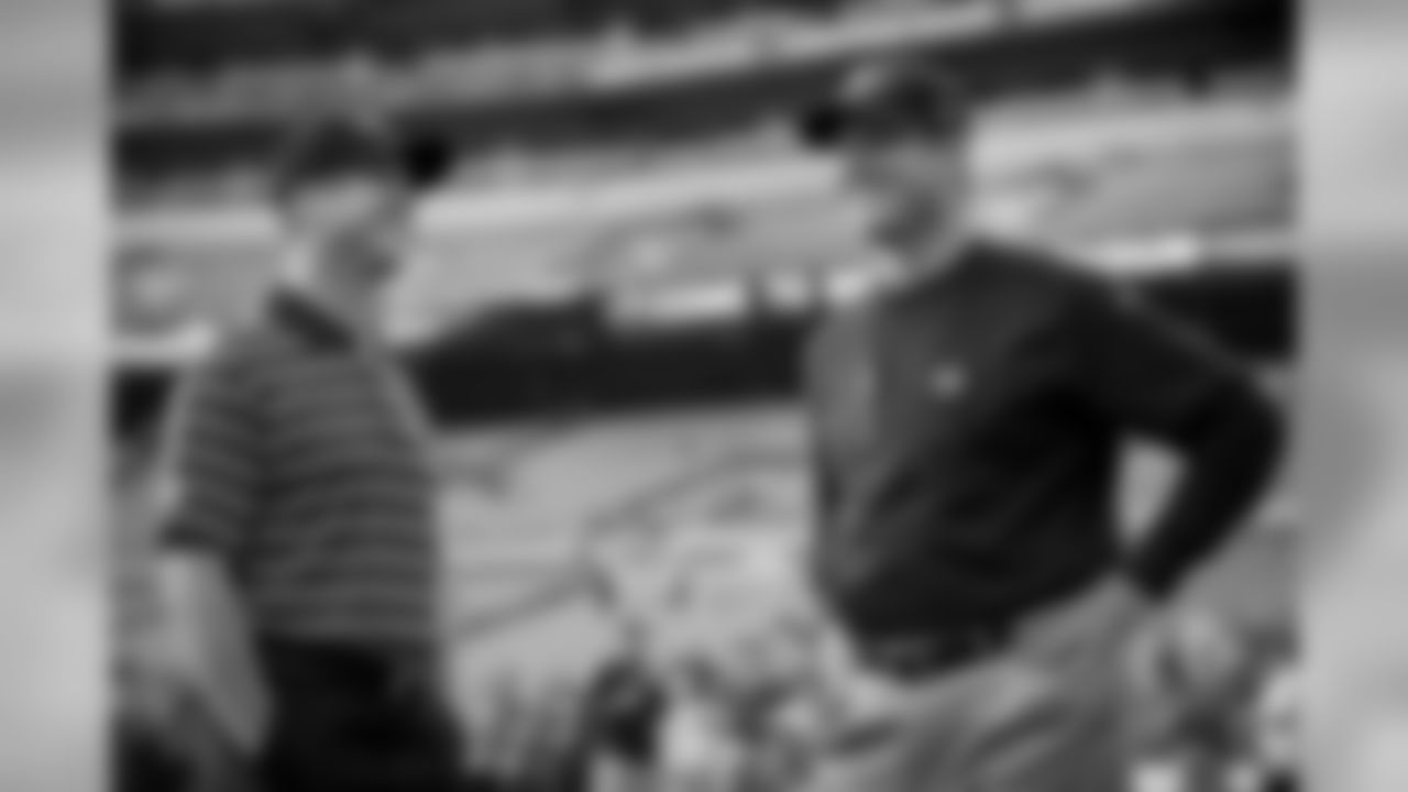 John and Jim Harbaugh in Baltimore.