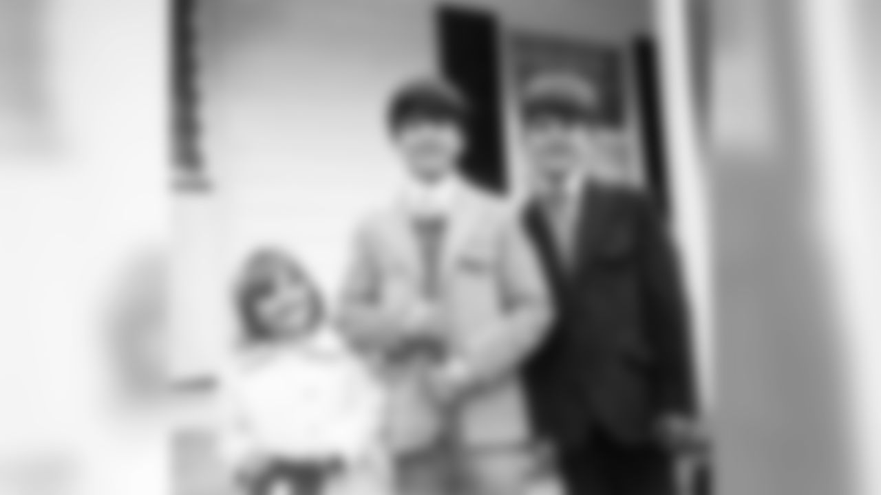Joani, John and Jim Harbaugh