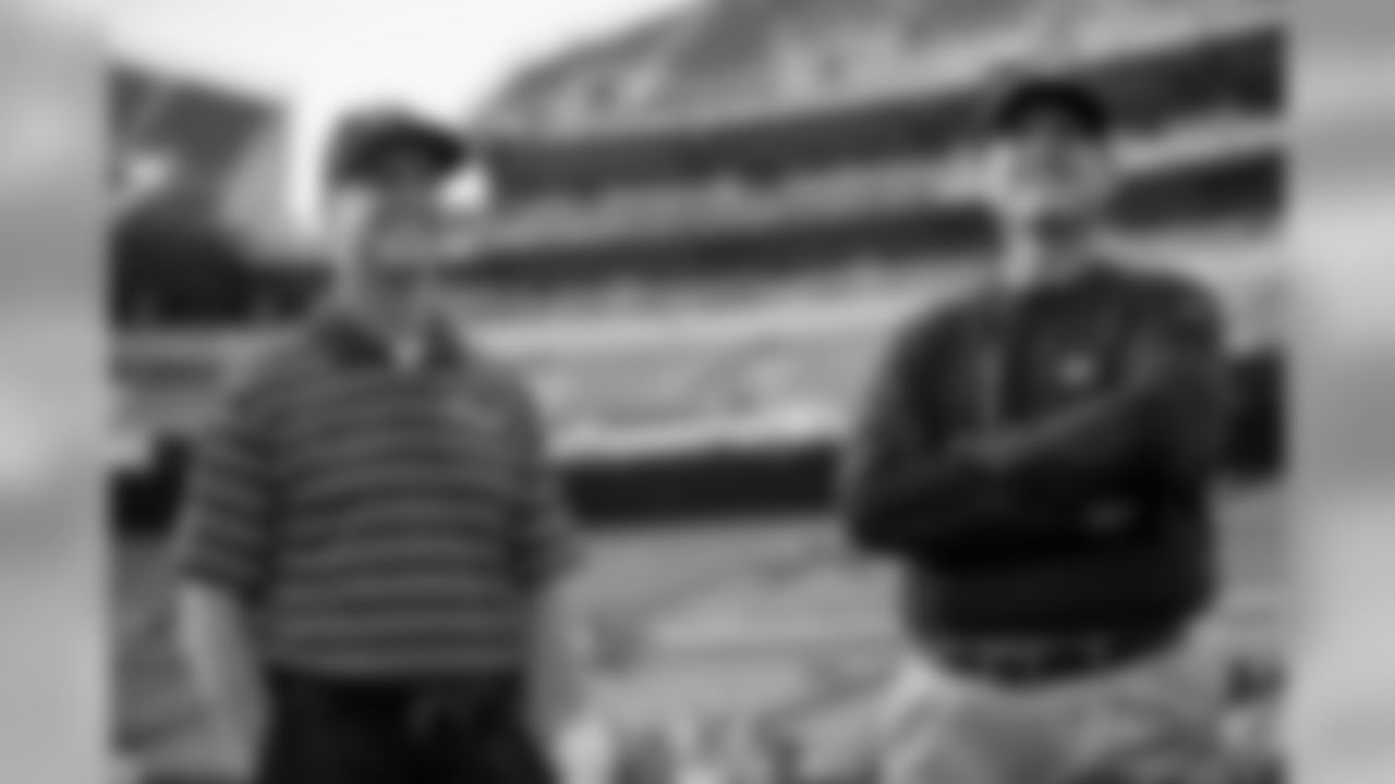 John and Jim Harbaugh in Baltimore.