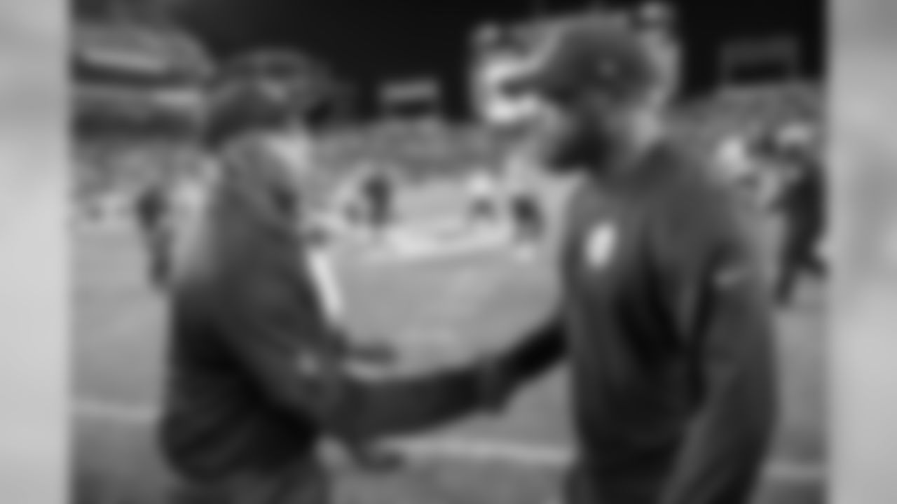 Head Coach Marvin Lewis and Head Coach Mike Tomlin