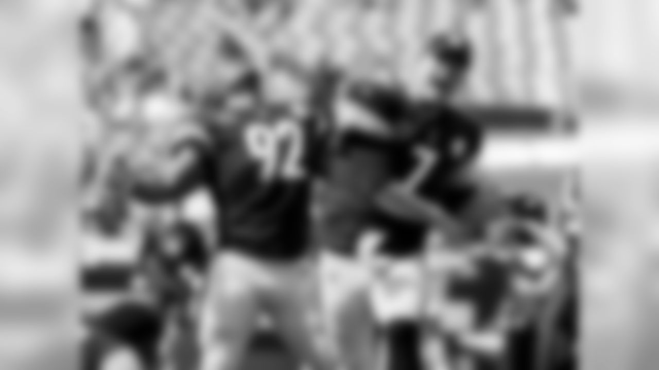 James Harrison and Ben Roethlisberger