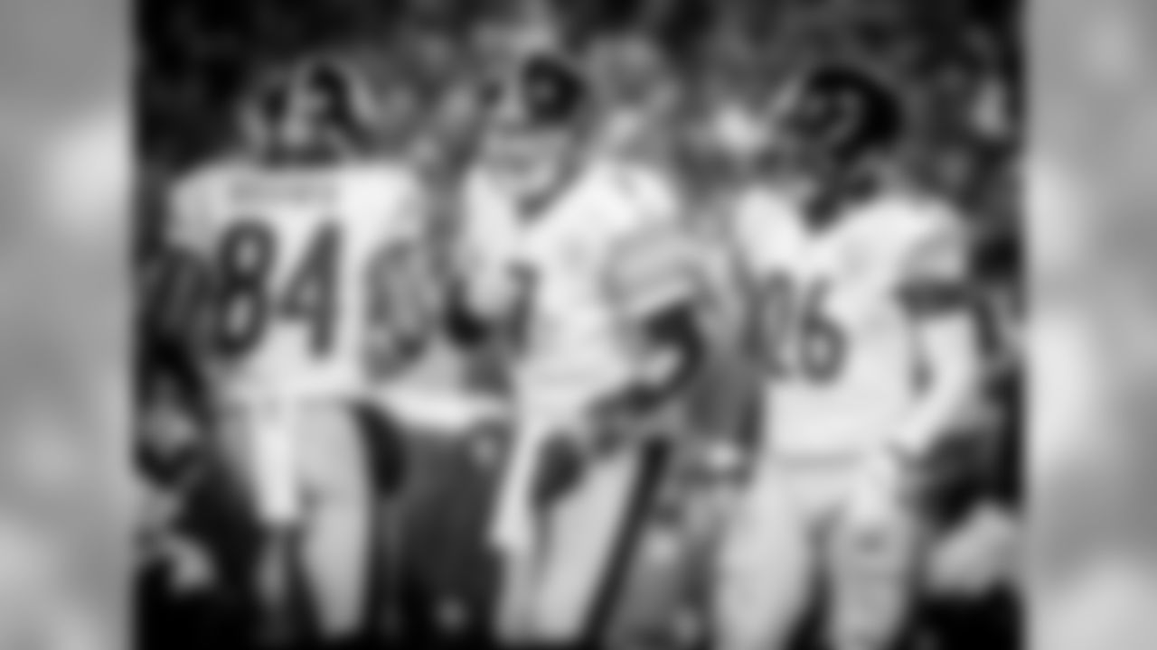 Antonio Brown, Ben Roethlisberger, and Le'Veon Bell
