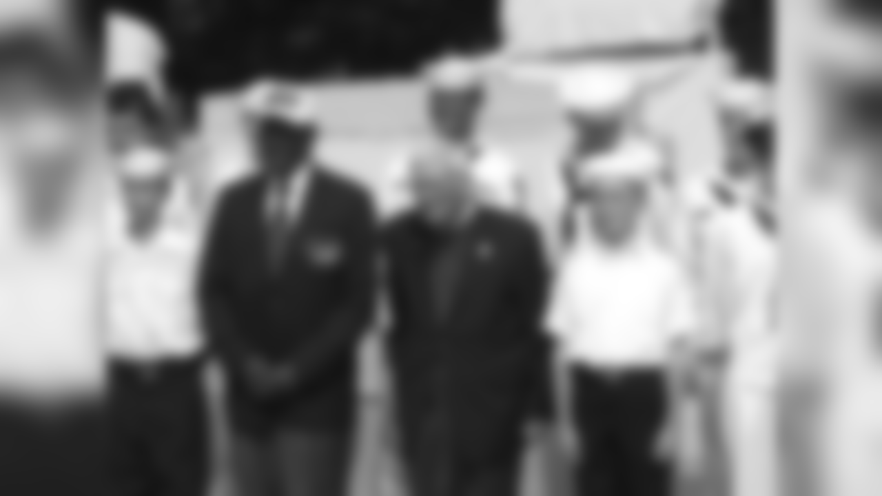 Dan Rooney attends a memorial unveiling, honoring the Tuskegee Airmen.