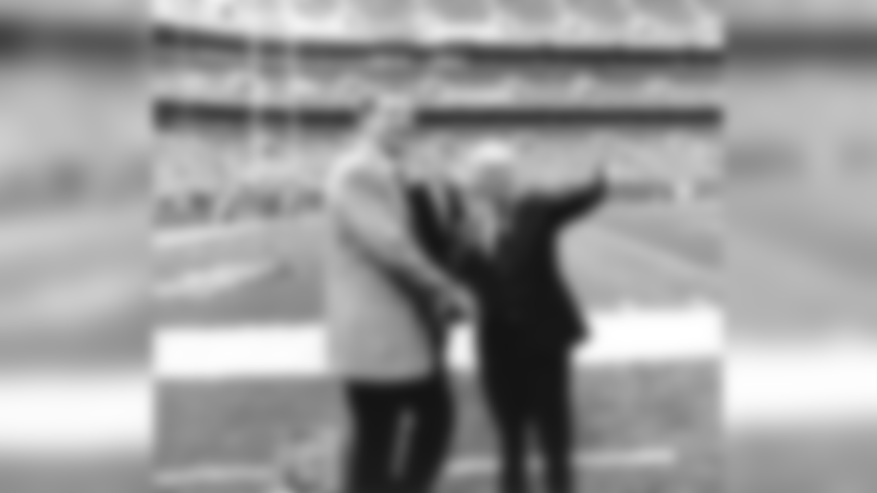 Dan Rooney, Paul Tagliabue and Roger Goodell.