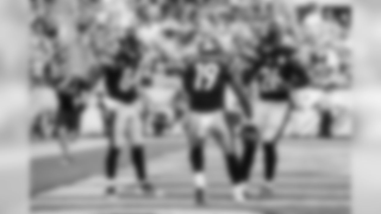 Antonio Brown, JuJu Smith-Schuster, and Le'Veon Bell