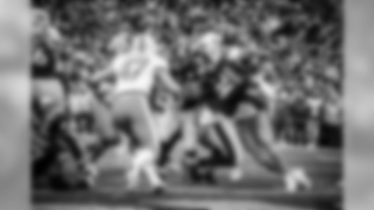 Le'Veon Bell and Chris Hubbard