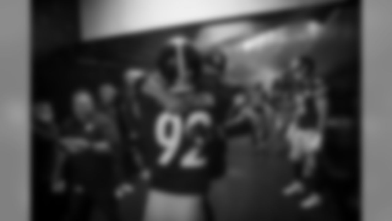 James Harrison and Ben Roethlisberger