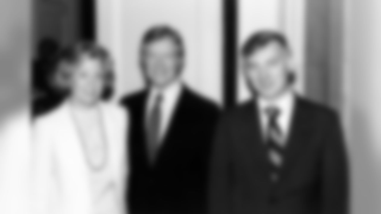 Dan Rooney and his wife Patricia are photographed with President Jimmy Carter during the Steelers visit to the White House.