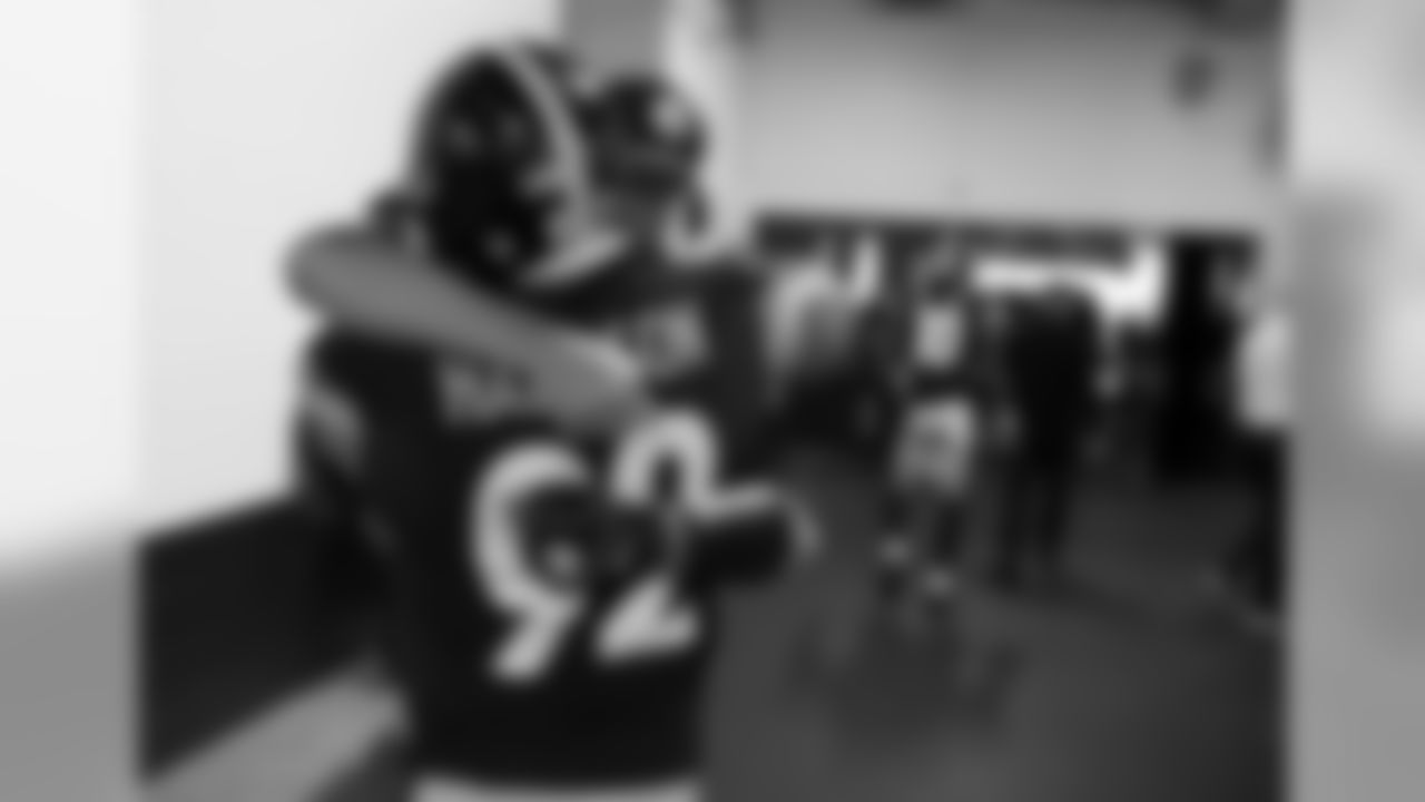 James Harrison and Ben Roethlisberger