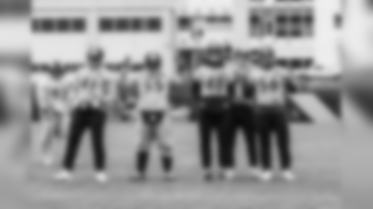 Farrington Huguenin, Arthur Moats, Bud Dupree, T.J. Watt, and Anthony Chickillo