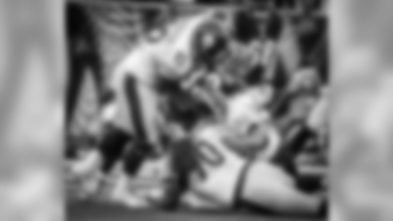 James Harrison, Mike Mitchell, and Ricardo Mathews