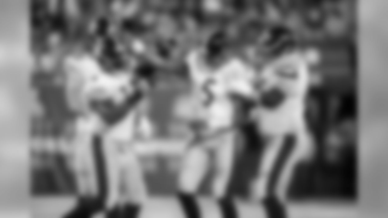 Joshua Dobbs, Chris Hubbard and B.J. Finney