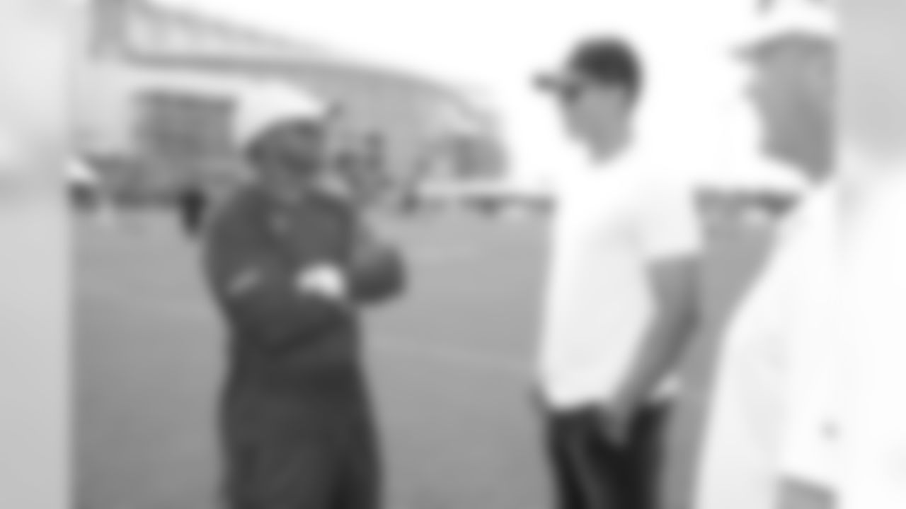 GM Rick Smith and Astros SS Carlos Correa, August 2015