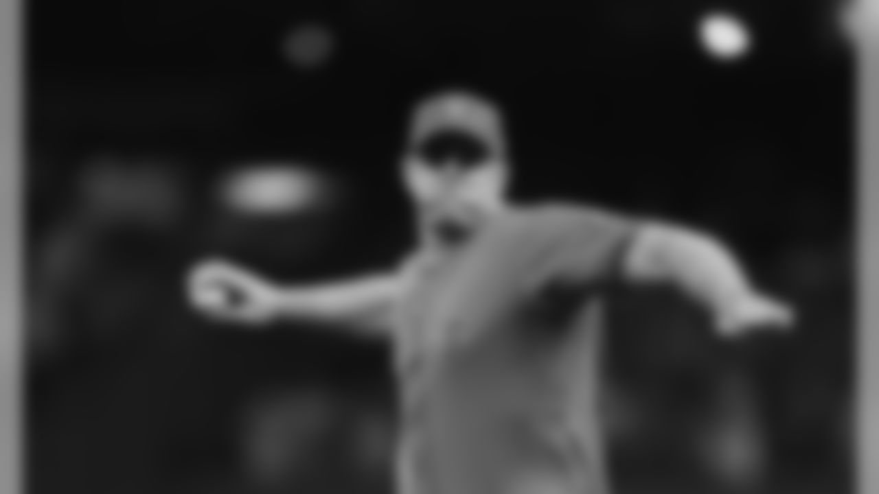 J.J. Watt throwing out first pitch, 2013
