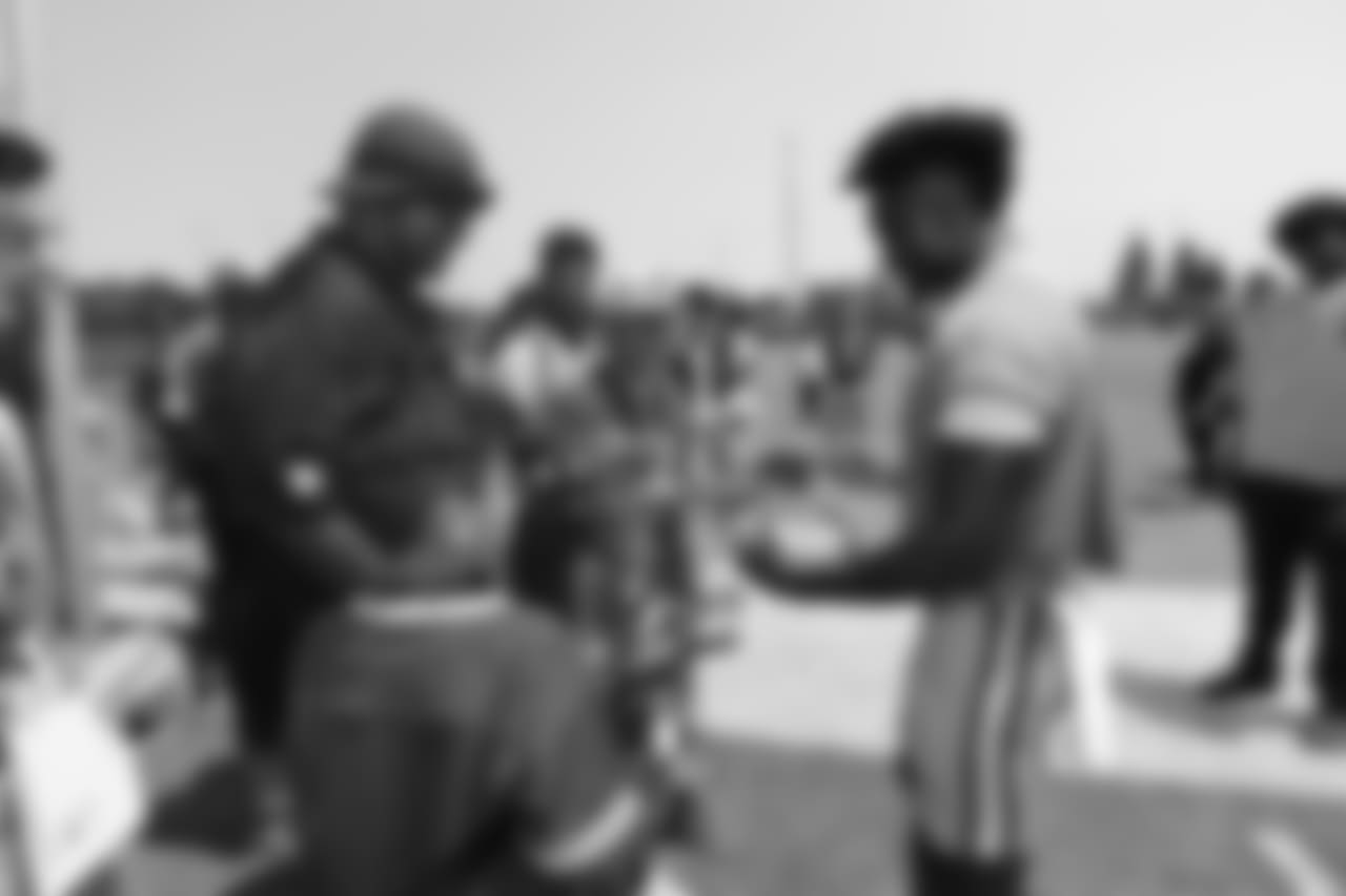 WR Marquise Goodwin
Day 3: Jacob's Heart, Camp Okizu and Team Impact Hosted by Outside Linebackers