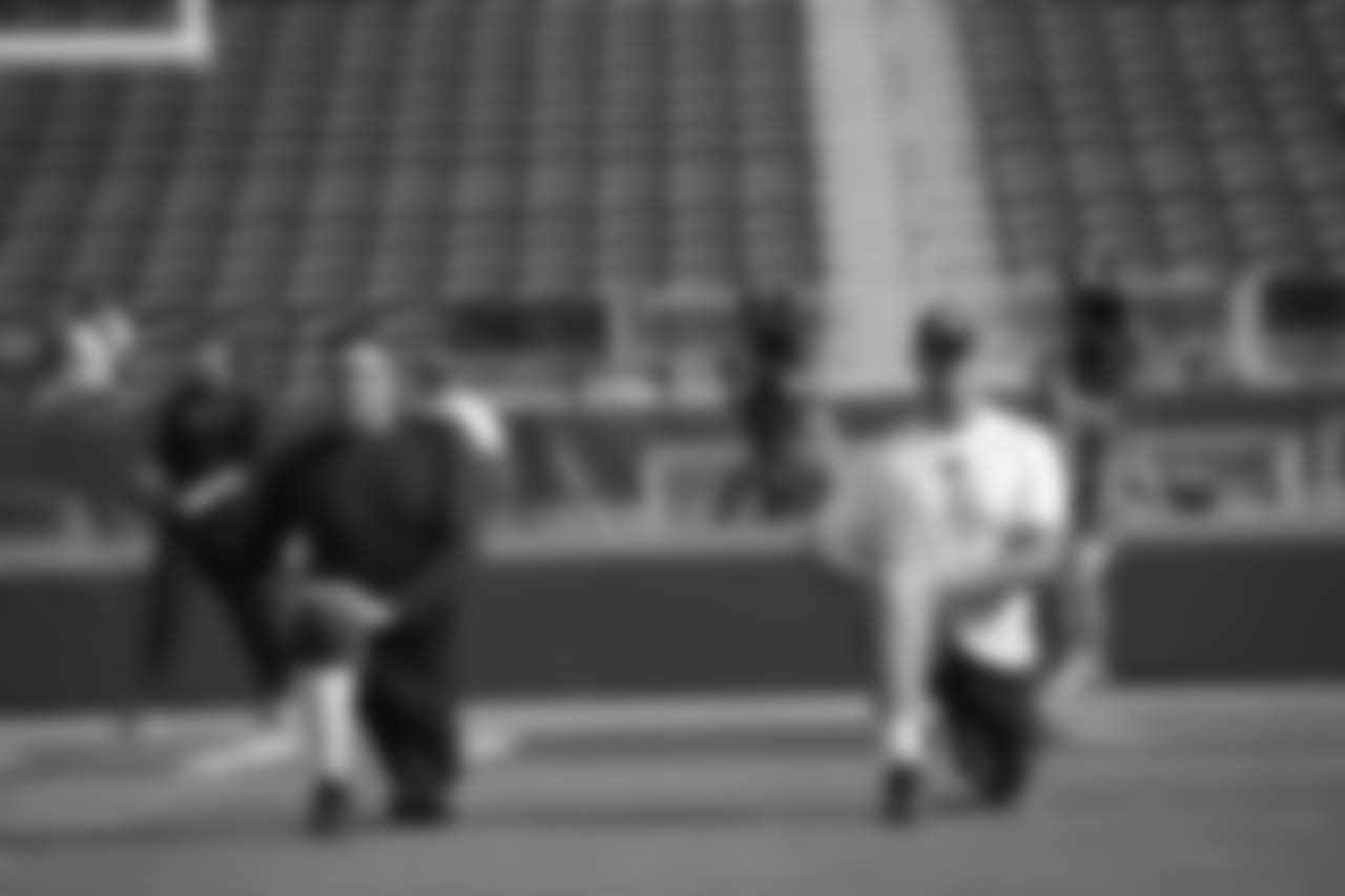 T Joe Staley and T Mike McGlinchey